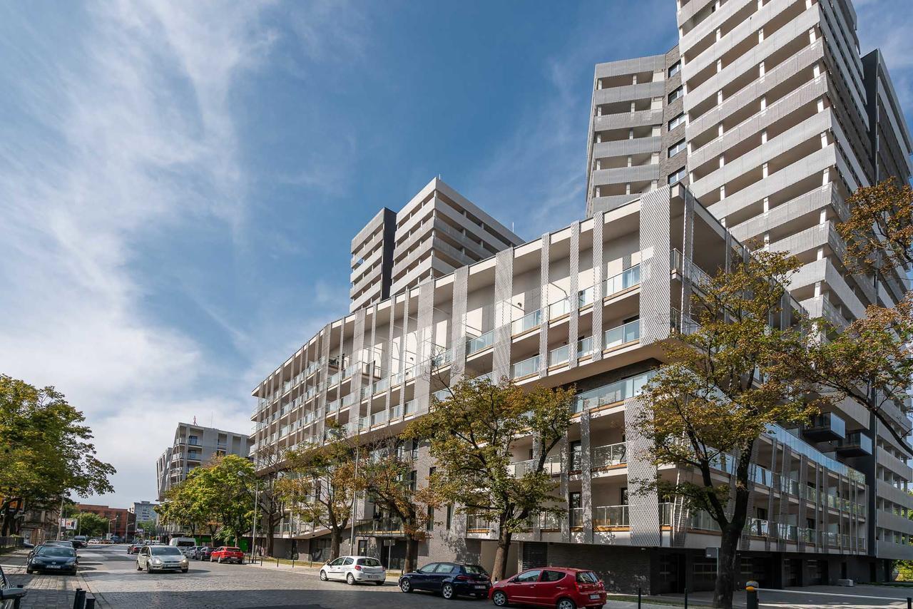 Rentplanet - Apartamenty Atal Tower Wroclaw Dış mekan fotoğraf